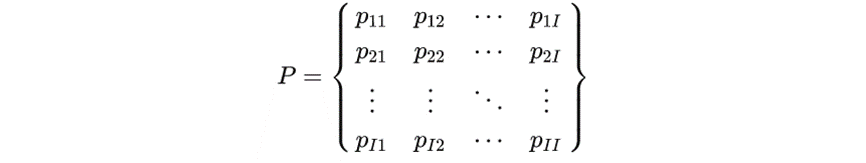 转移概率矩阵